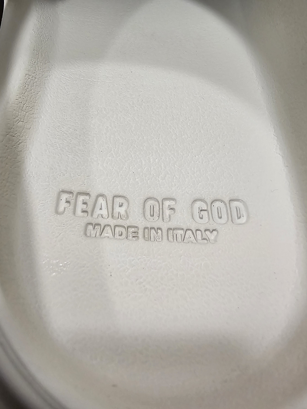 Fear of God Cream 'The California' Slip-On Clog Shoes - Picture 7 of 11